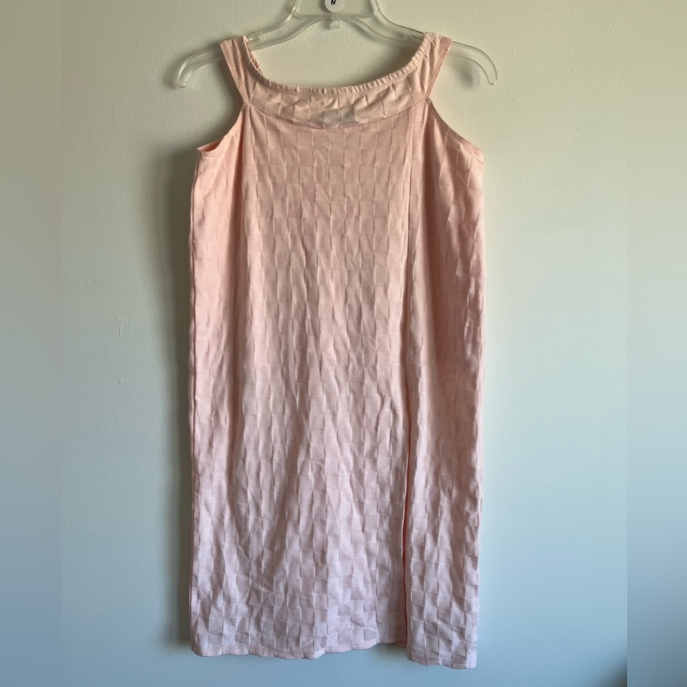 Urban Outfitters. Light Pink Waffle Sleeveless Dress. Size medium.